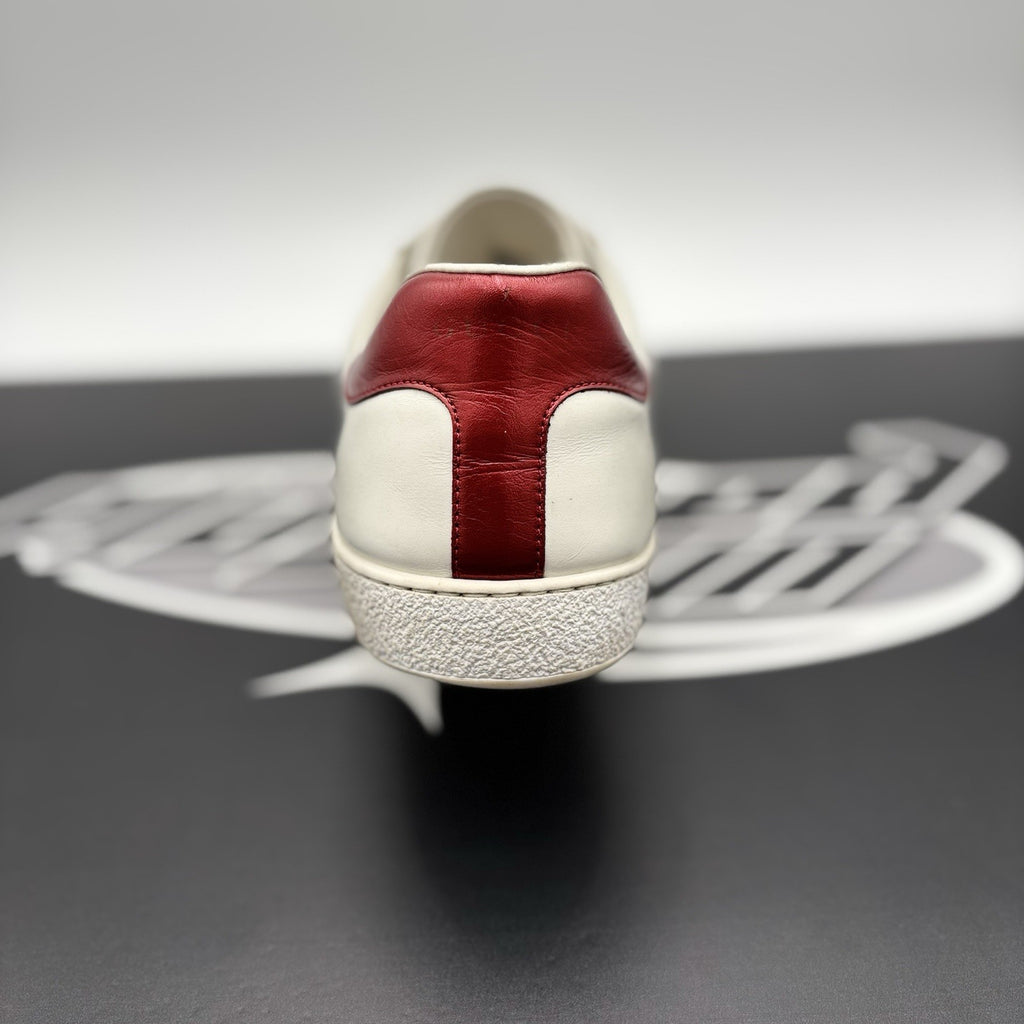 Size 11 G (11.5 US) - Gucci Ace Gucci Stripe ‘ White, Red ‘