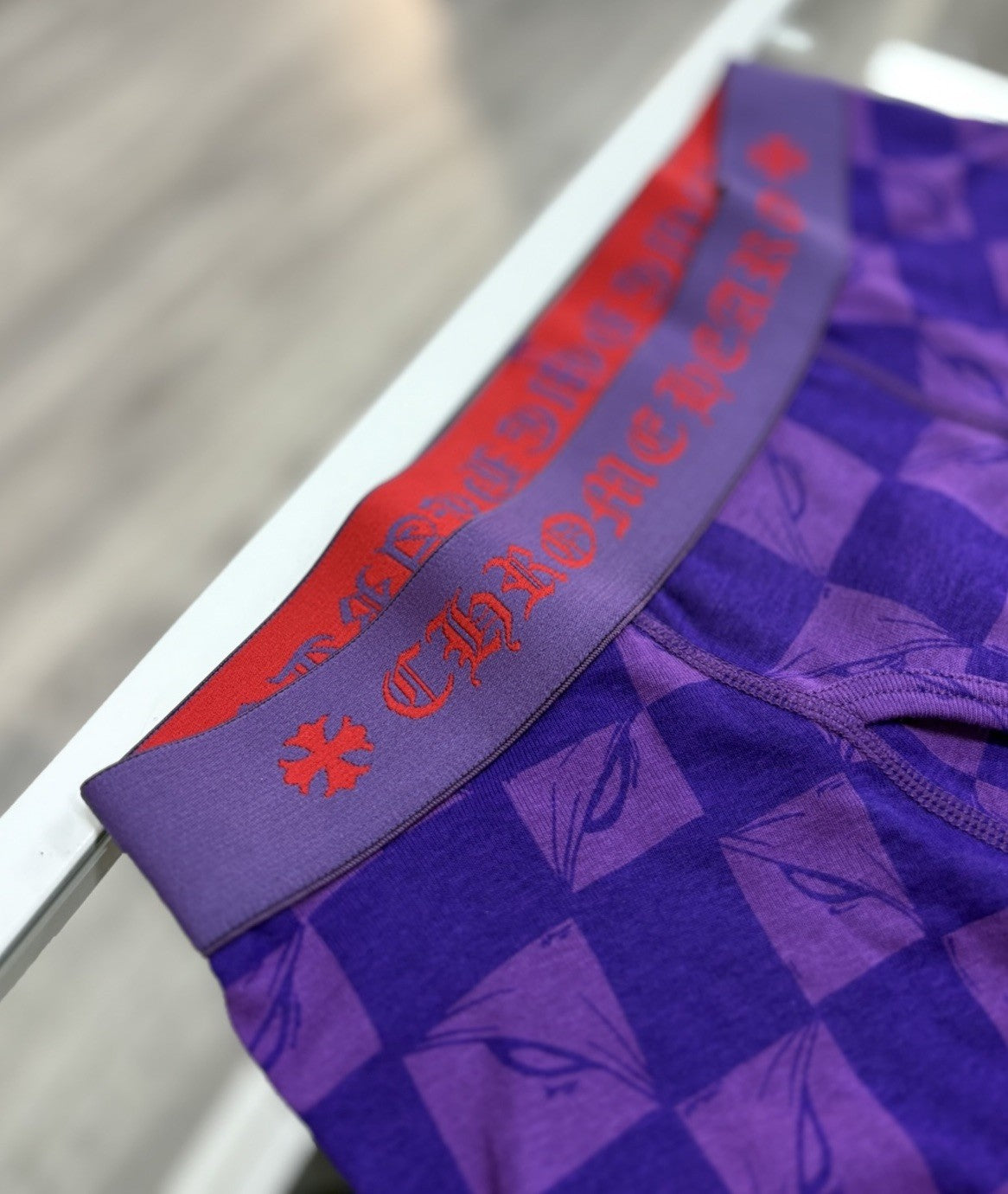 Size Medium - Chrome Hearts Matty Boy 99 Eyes Boxer Briefs ' Purple ' | NEW!