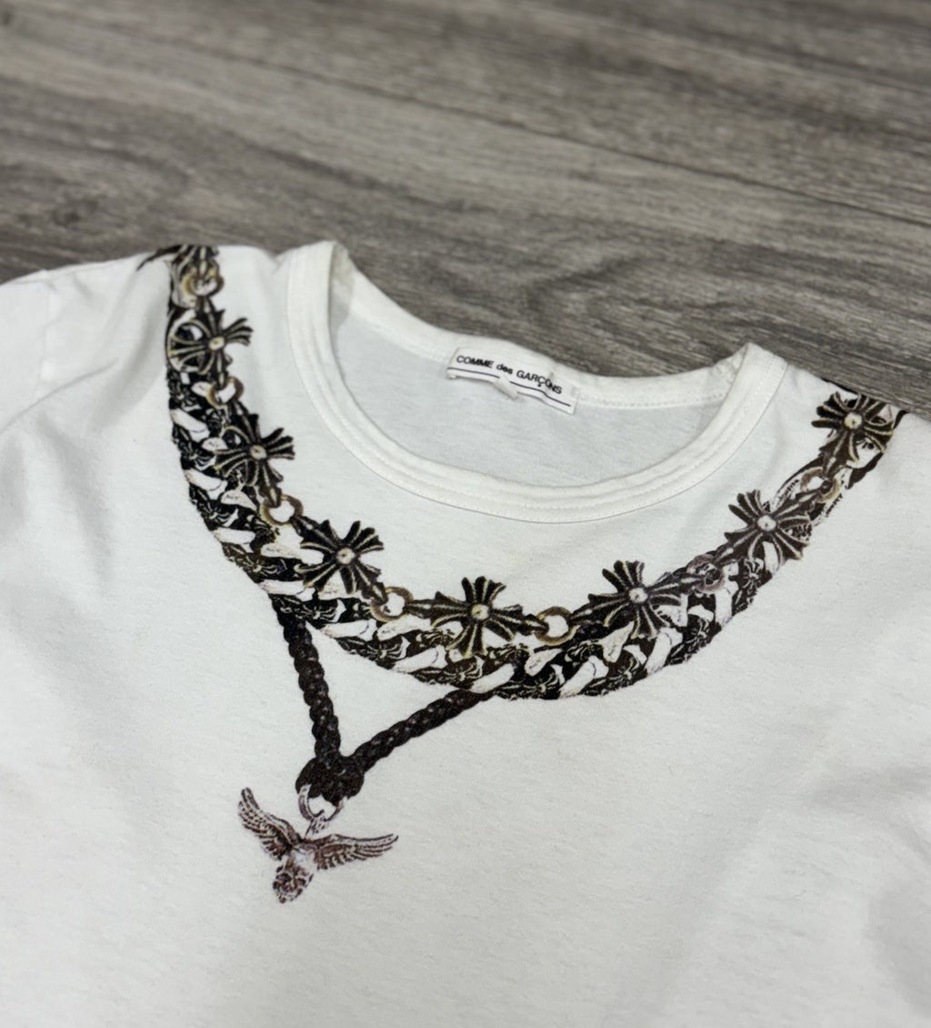 Size Medium - Chrome Hearts x Comme De Garcons T-Shirt ' White ' | RARE