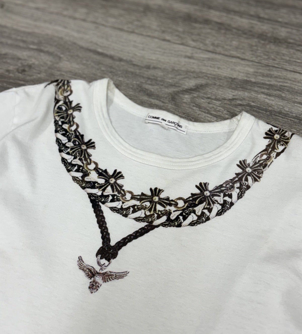 Size Medium - Chrome Hearts x Comme De Garcons T-Shirt ' White ' | RARE