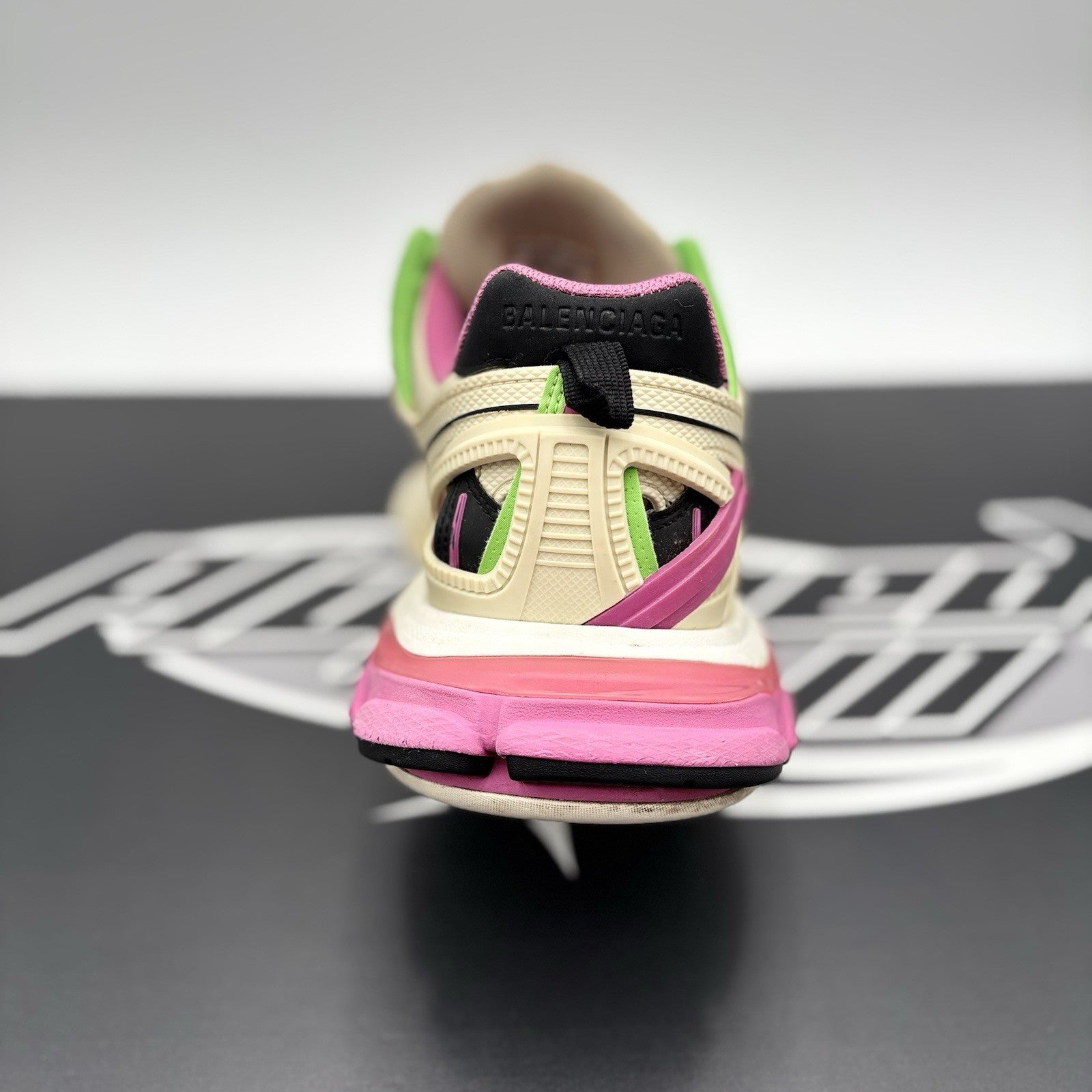Size 41 (8 US) - Balenciaga Track 2 Trainer ' White, Purple, Green ' | GOOD!