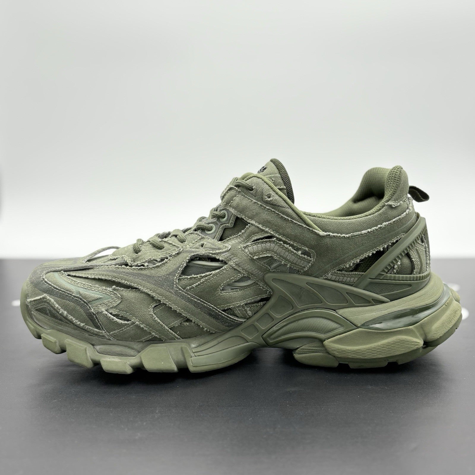 Size 45 (12 US) - Balenciaga Track.2 Sneakers ' Khaki Green ' | GREAT CONDITION!