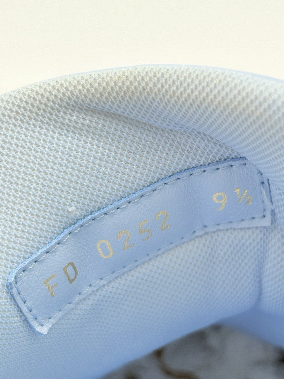 Size 9.5 LV (US 10.5-11) - Louis Vuitton Trainer ' Light Blue ' | GREAT COND!