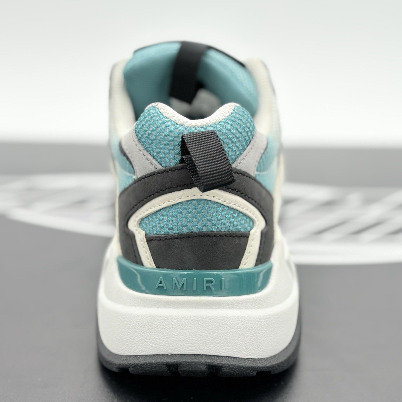 Size 44 (11 US) Amiri Bone Runner ' White Black Blue Grass ' | SUPER CLEAN!