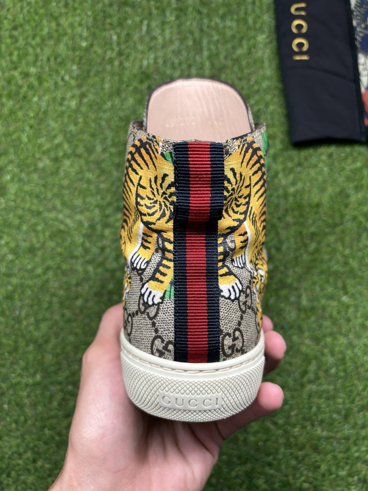 Size 8.5 G (9US) - Gucci GG Supreme High ‘ Bengal ‘ | GREAT COND!