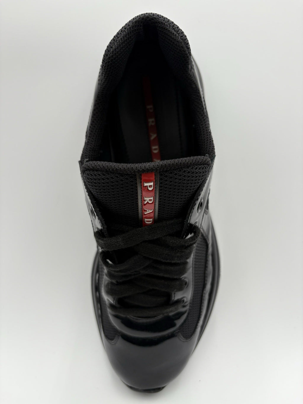 Size 7 UK (8 US) Prada Americas Cup ' Black ' | GOOD CONDITION!