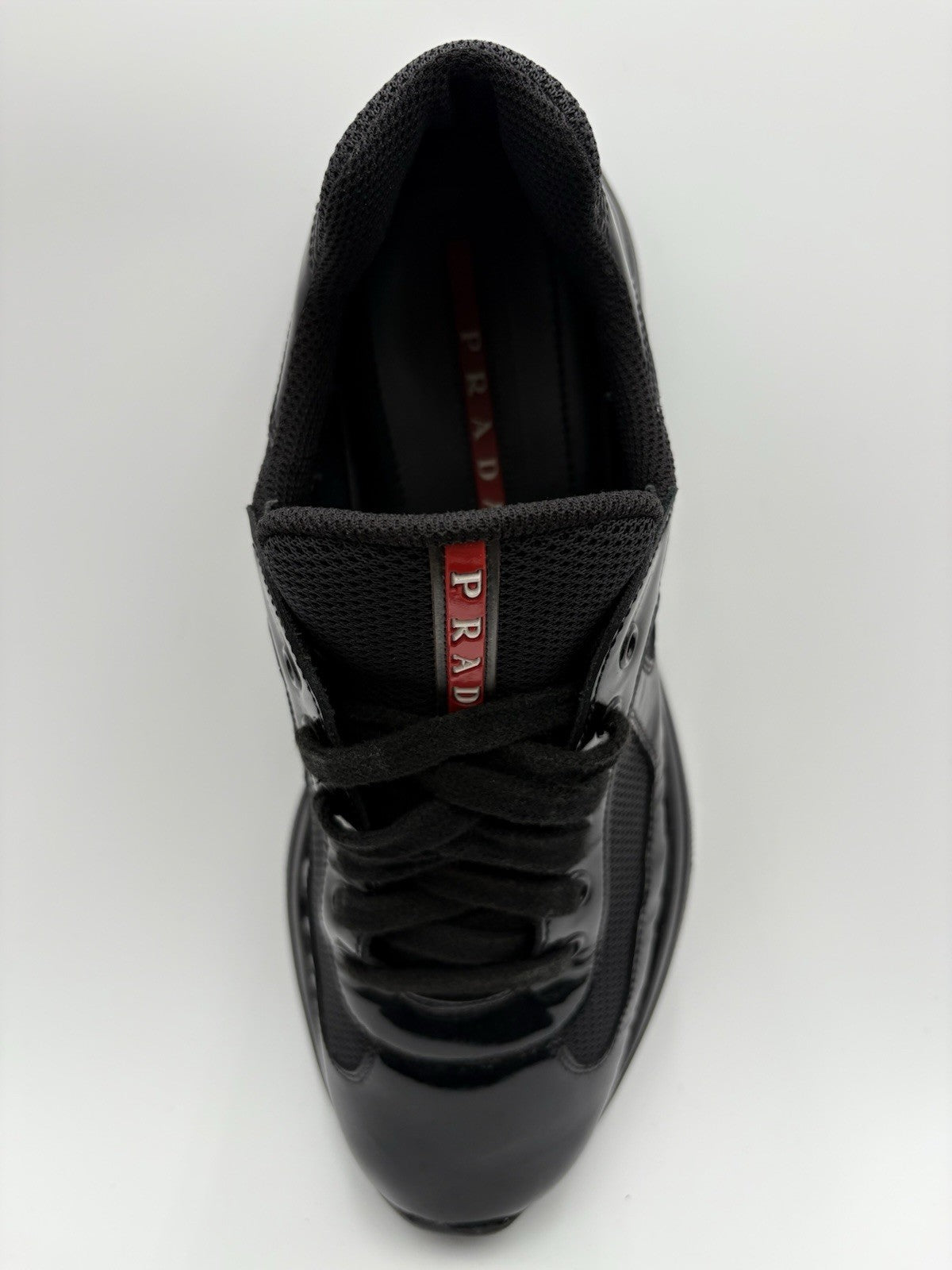 Size 7 UK (8 US) Prada Americas Cup ' Black ' | GOOD CONDITION!