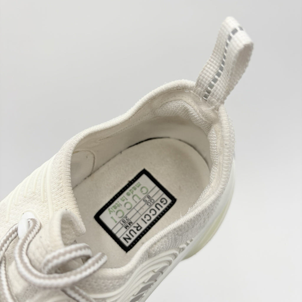 Size 8.5 G (9 US) Gucci Interlocking G Run Sneaker ' White ' | EXCELLENT COND!