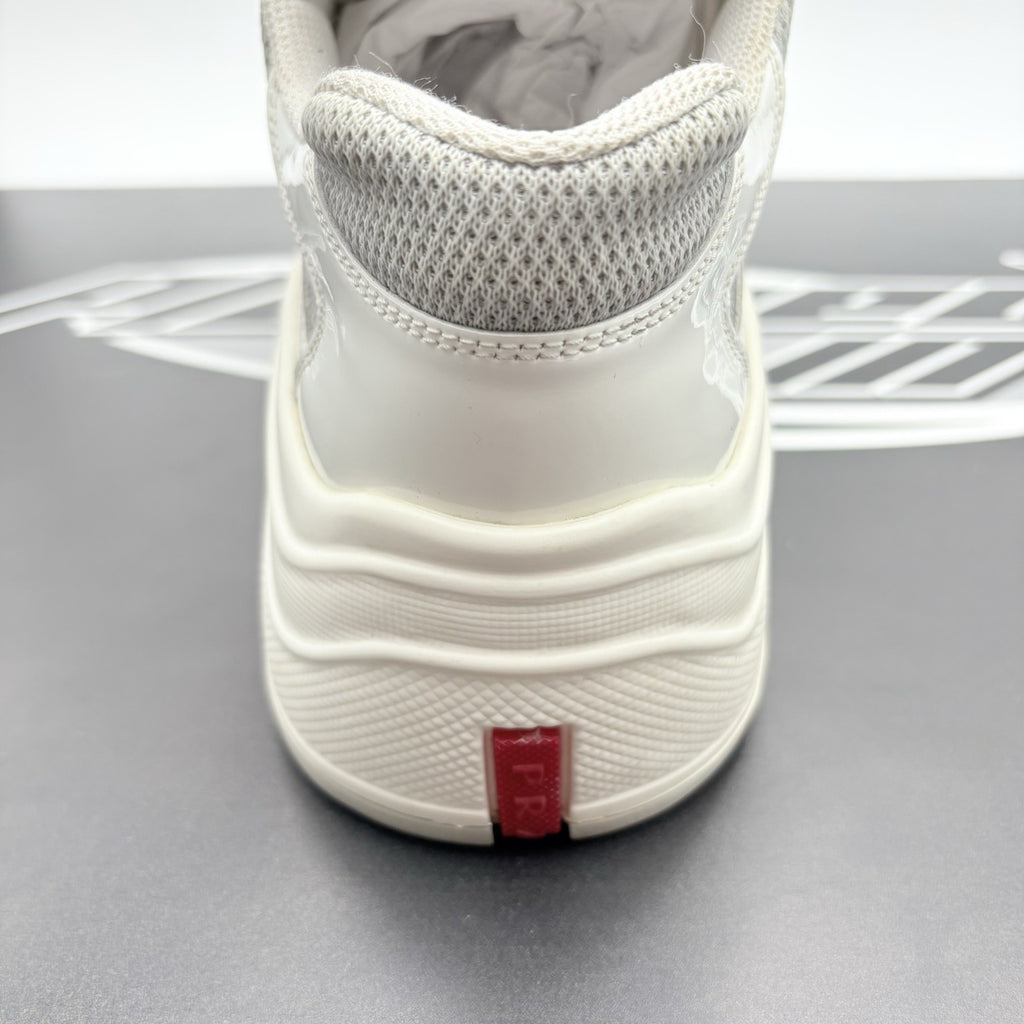 Size 8 UK (9 US) - Prada Americas Cup Sport ' White Grey ' | GREAT CONDITION!
