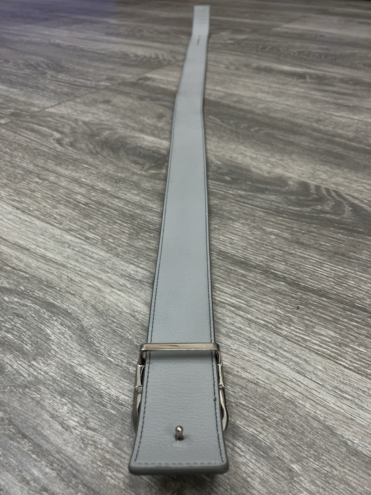 Size 90/36 - Dior CD Buckle Belt ' Leather Gray ' | GOOD CONDITION!