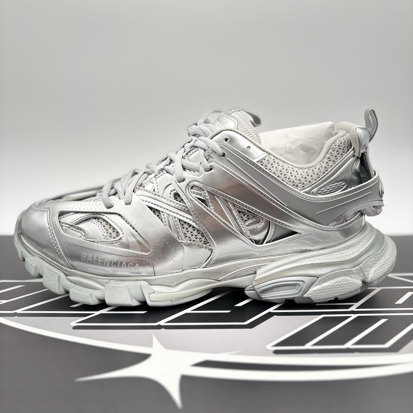 Size 44 EU (11 US) - Balenciaga Track ' Triple Silver ' | BRAND NEW!