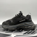 Size 42 (9 US) - Balenciaga Triple S ' Black ' | GOOD CONDITION!