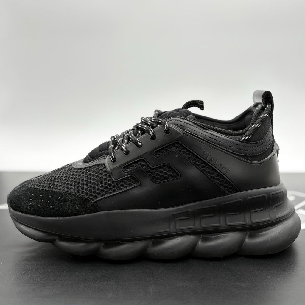Size 44 (11 US) - Versace Chain Reaction Sneaker ' Black ' | GREAT CONDITION!