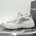 Size 8 UK (9 US) - Prada Americas Cup Sport ' White Grey ' | GREAT CONDITION!