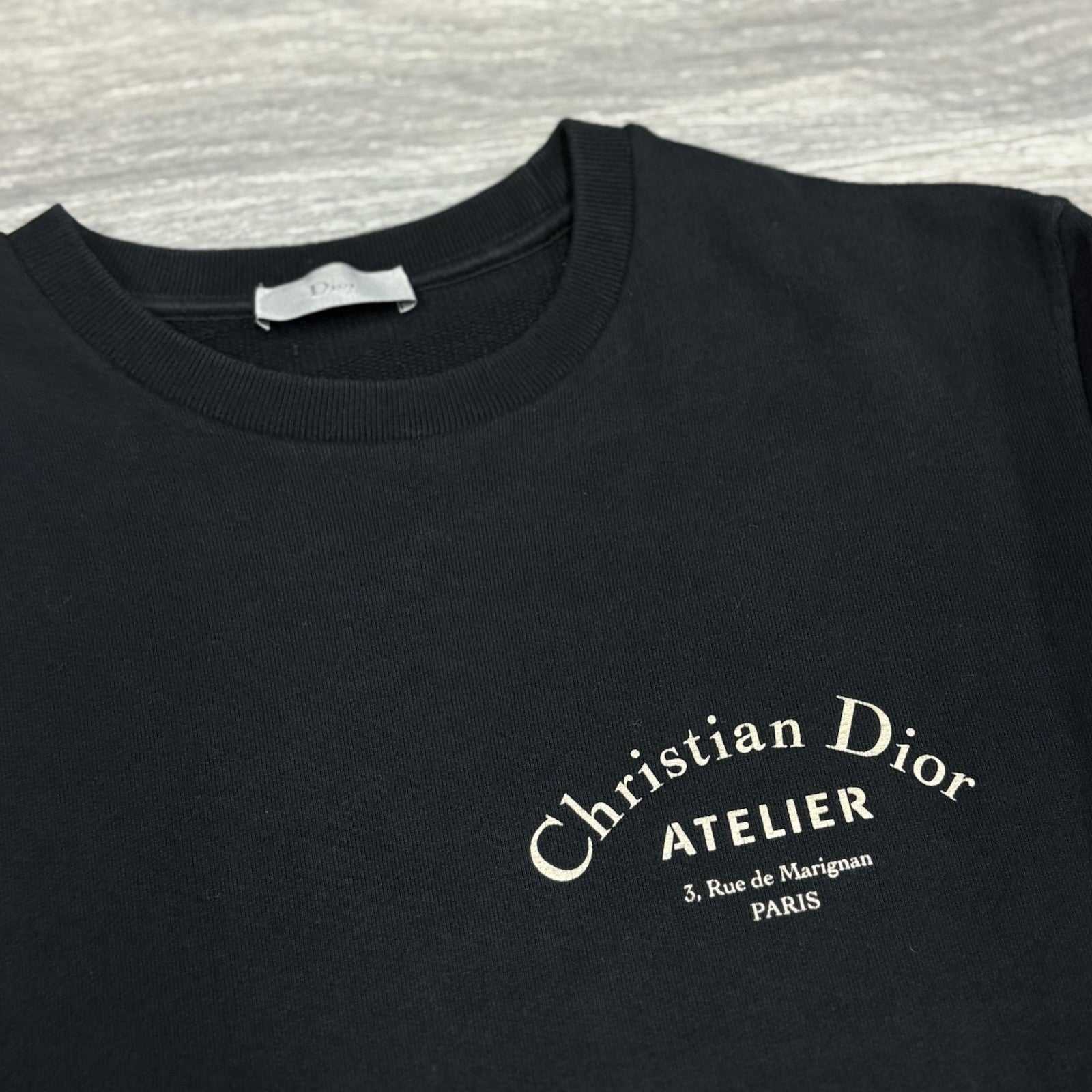 Size XS - Dior Homme Atelier Sweatshirt ' Black ' | SUPER CLEAN!