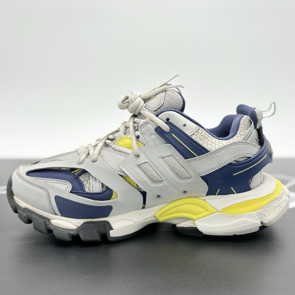 Size 41 (8 US) - Balenciaga Track ' Grey Navy Yellow ' | GREAT CONDITION!