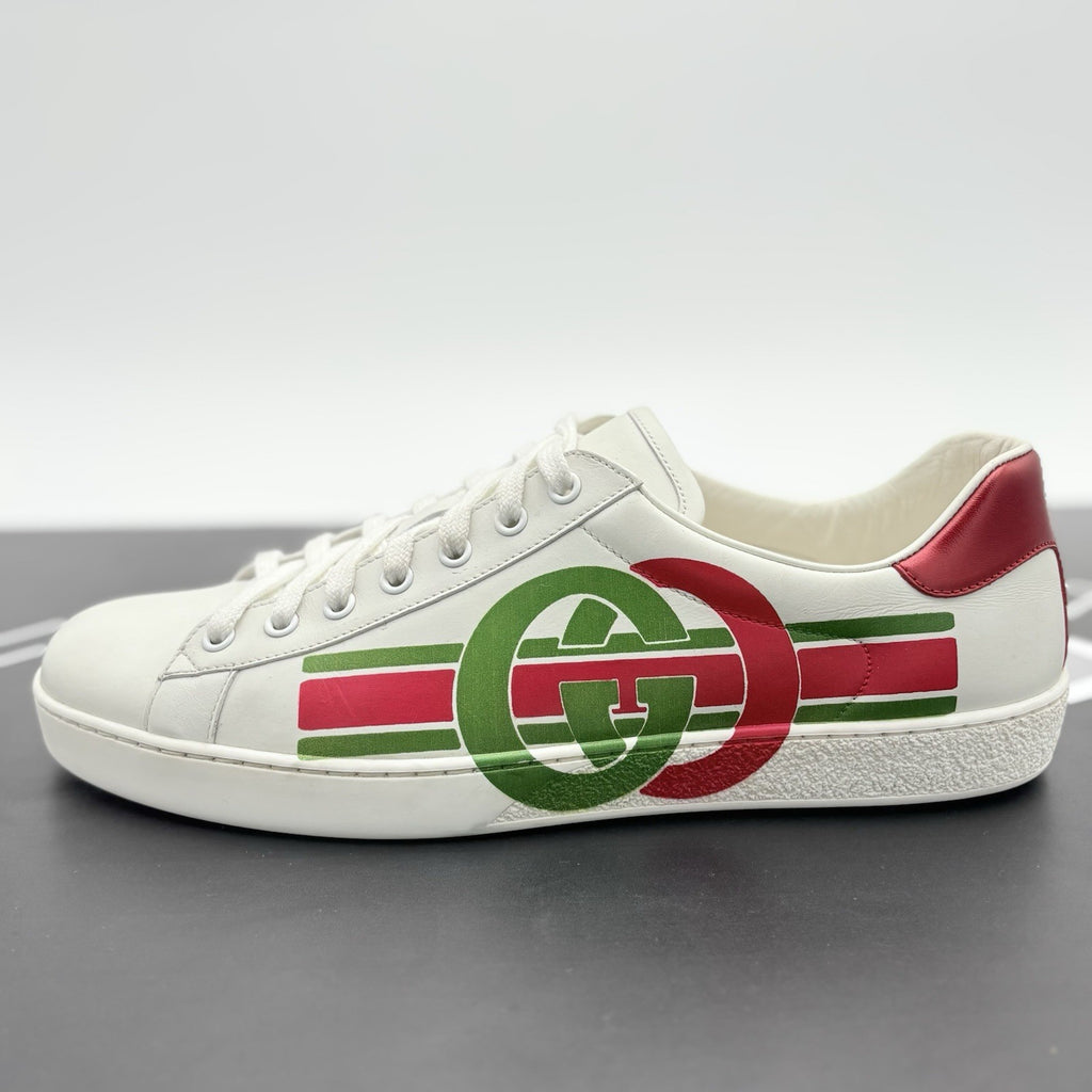 Size 10.5 G (11 US) - Gucci Ace ' Interlocking G ' | SUPER CLEAN!