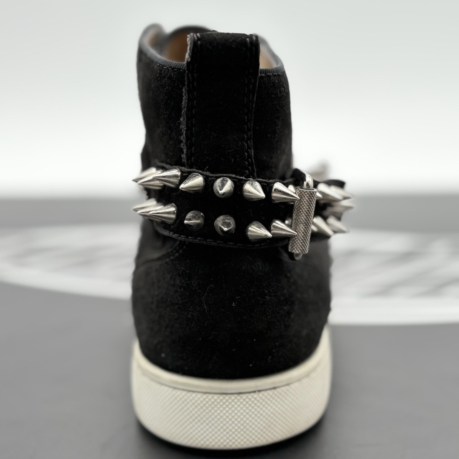 Size 41 (8 US) - Christian Louboutin High ' Nono Strap Spikes ' | GOOD CONDITION
