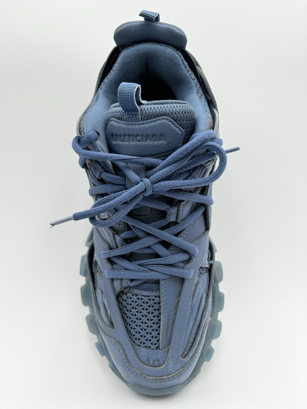 Size 40 (7 US) - Balenciaga Track ' Clear Sole Dark Navy '