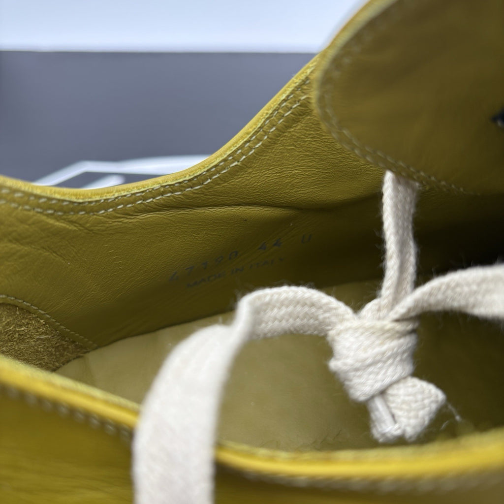 Size 44 (11 US) Rick Owens Low Leather  ' Acid Milk ' | GREAT CONDITION!