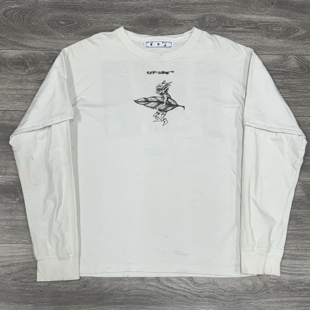 Size Large - Off White Goblin Shadow Long Sleeve Shirt