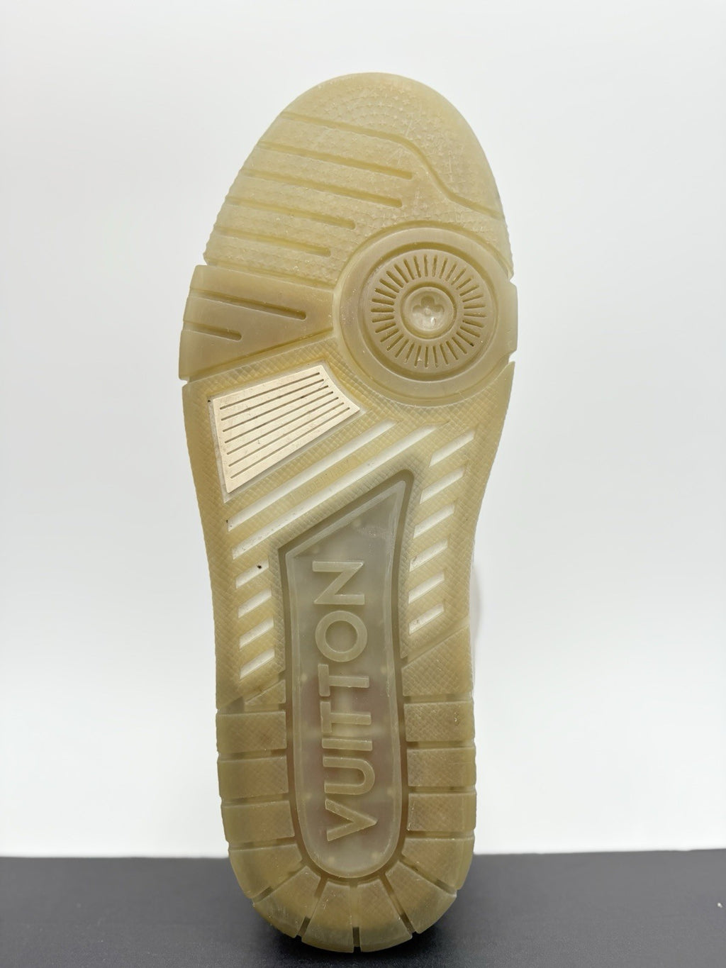 Size 7.5 LV (8.5-9 US) Louis Vuitton Trainer ' Grey White ' | GOOD CONDITION!