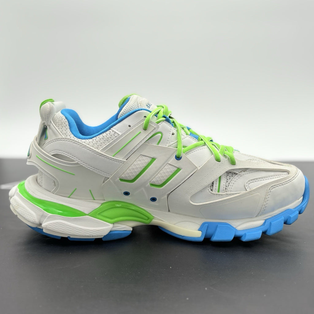 Size 45 (12 US) Balenciaga Track ' White Blue Green ' | GREAT CONDITION | CLEAN