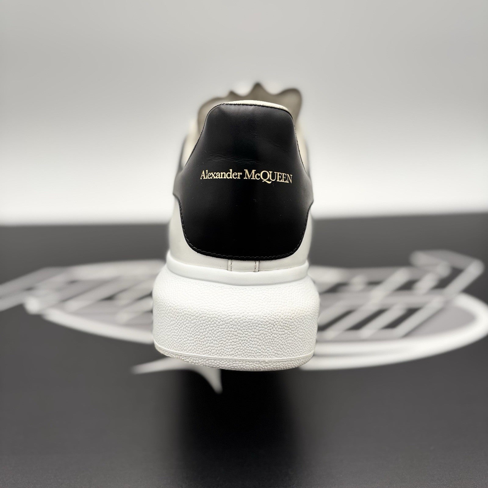 Size 46.5 (13.5 US) - Alexander McQueen ' White Black ' | GREAT CONDITION!