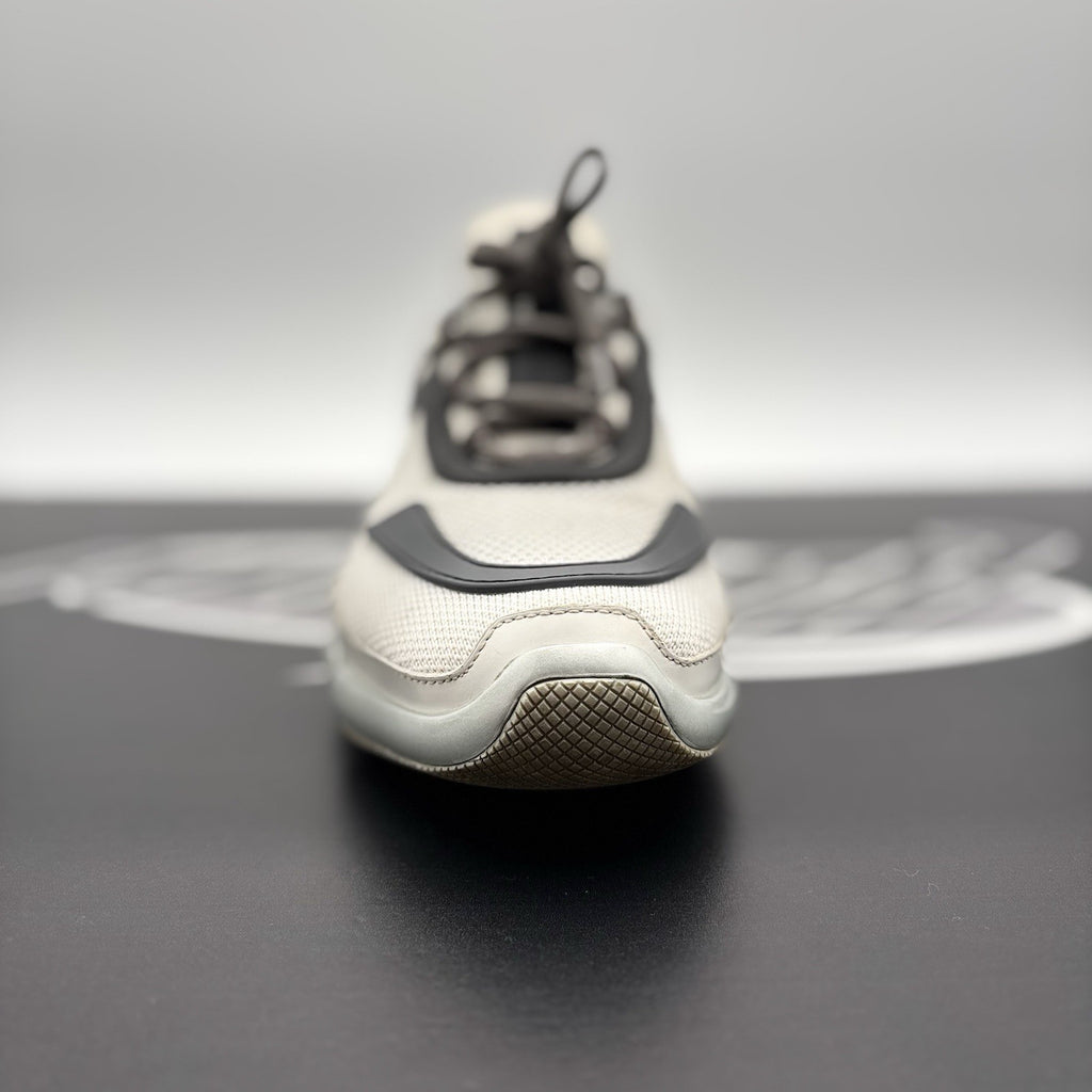 Size 6.5 UK (7.5 US) Prada Cloudbust Mesh ' White, Grey ' | GOOD CONDITION!