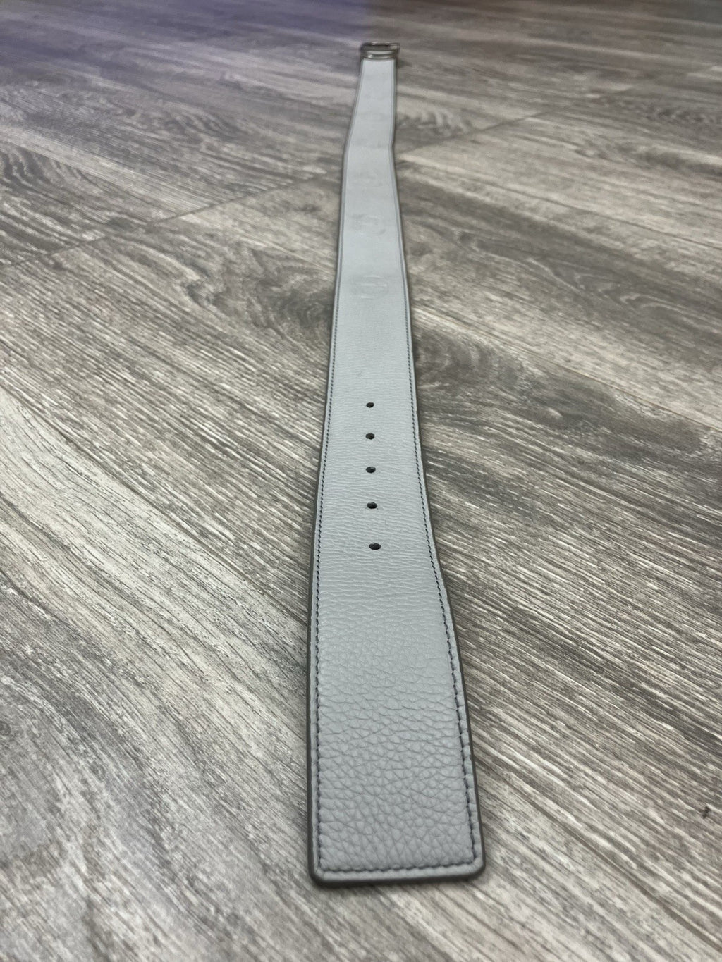 Size 90/36 - Dior CD Buckle Belt ' Leather Gray ' | GOOD CONDITION!