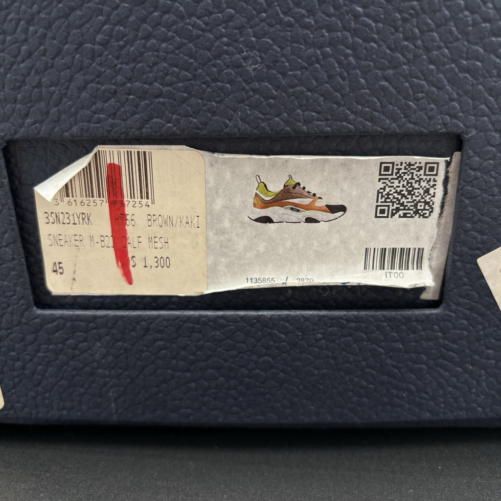 Size 45 (US 12) - Dior B22 Sneaker ' Brown, Kaki ' | GOOD CONDITION!