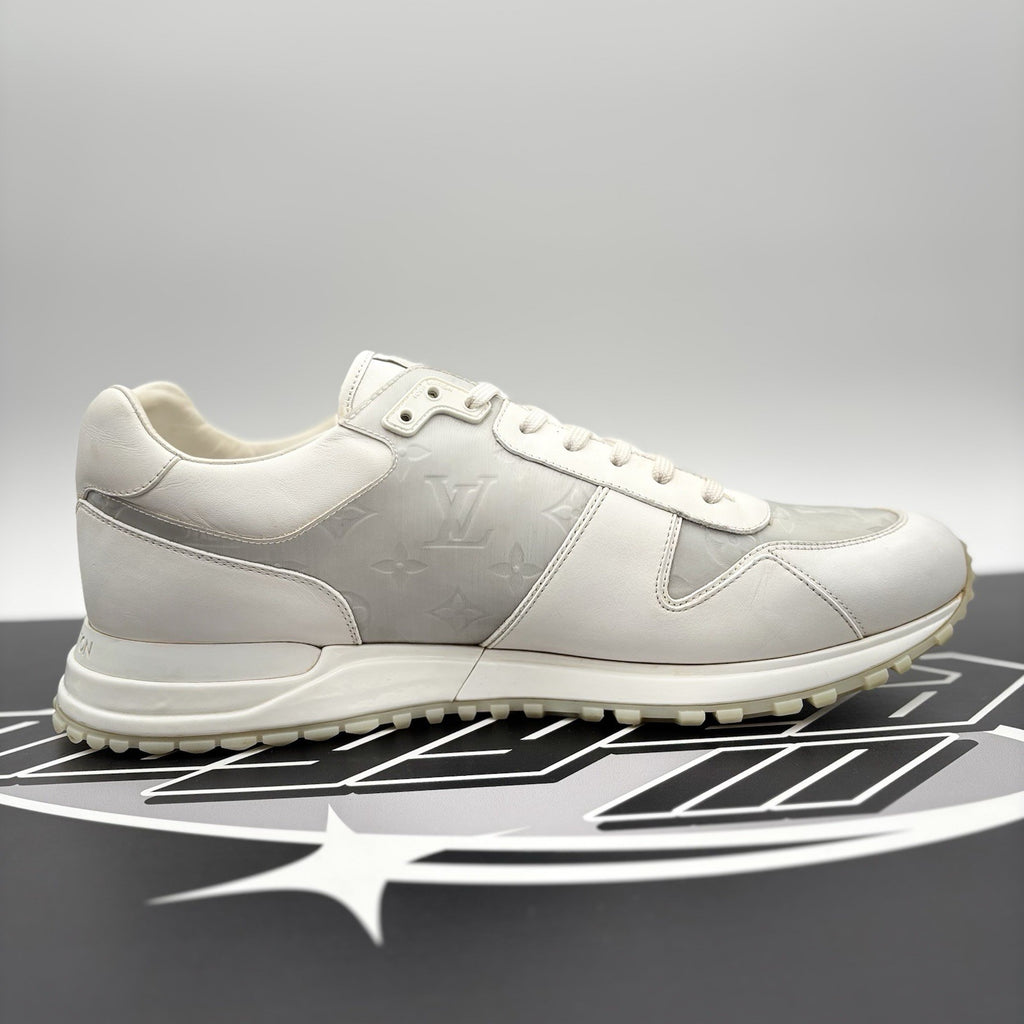 Size 12 LV (13-13.5 US) Louis Vuitton Run Away Sneaker ' White ' | GOOD!