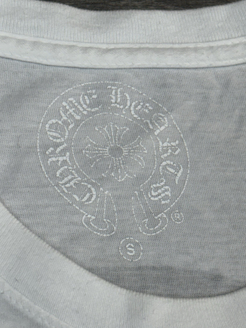 Size Small - Chrome Hearts Plus Cross Short Sleeve T-Shirt ' White ' | GOOD COND