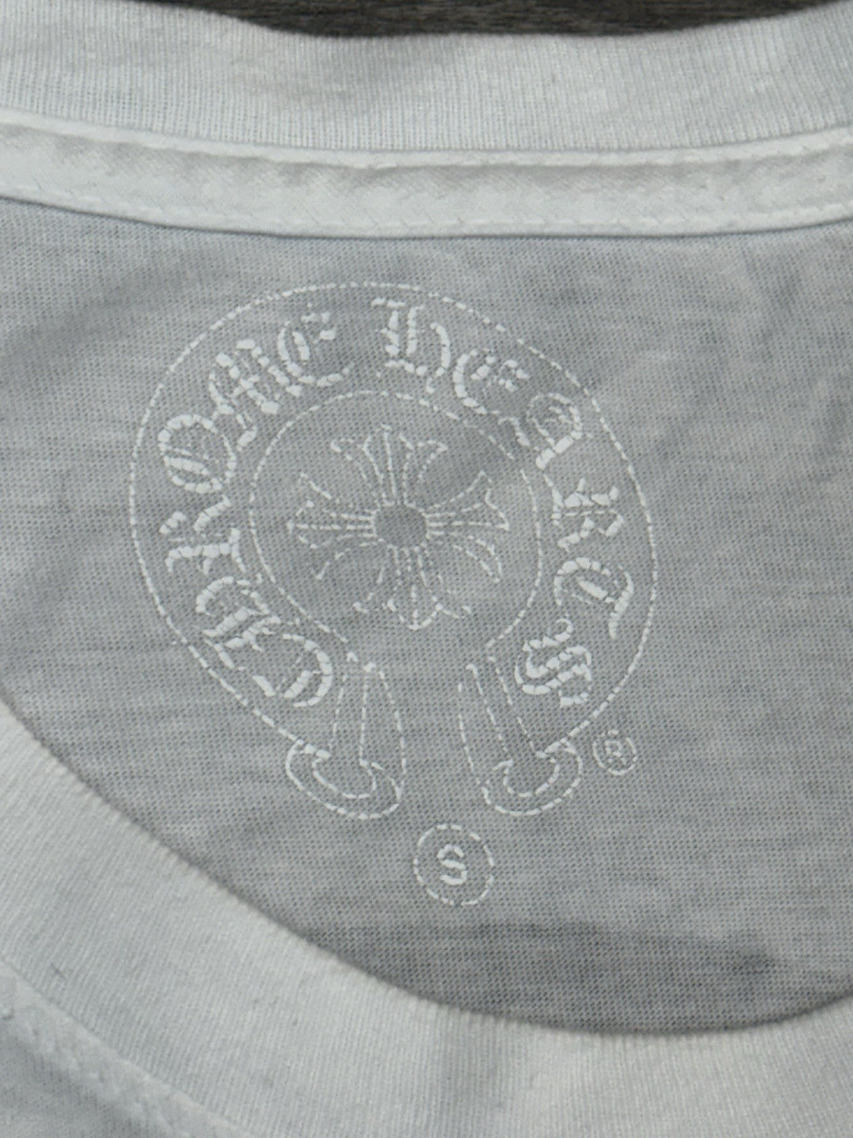Size Small - Chrome Hearts Plus Cross Short Sleeve T-Shirt ' White ' | GOOD COND