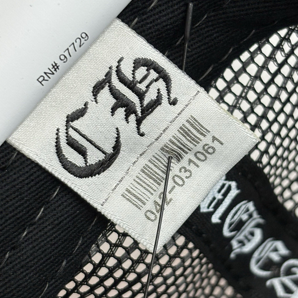 Chrome Hearts Triple Cross Cemetery Trucker Hat ' Black ' | BRAND NEW!