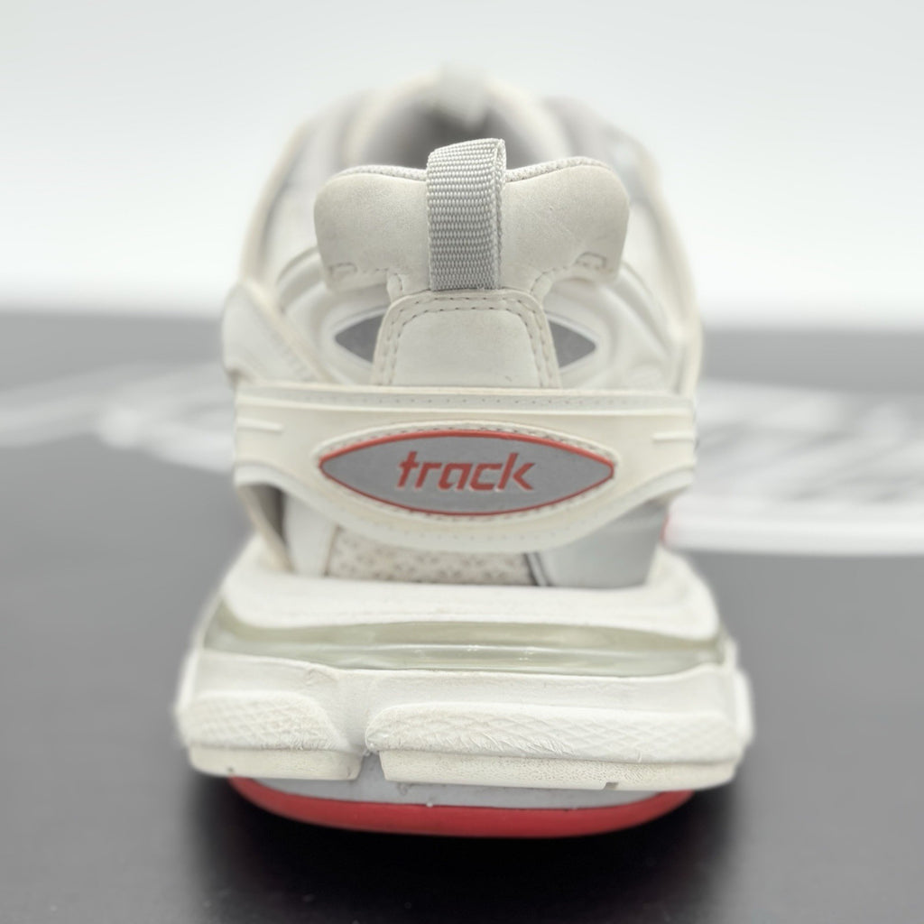 Size 42 (9 US) - Balenciaga Track Sneaker ' White Red ' | SUPER CLEAN!