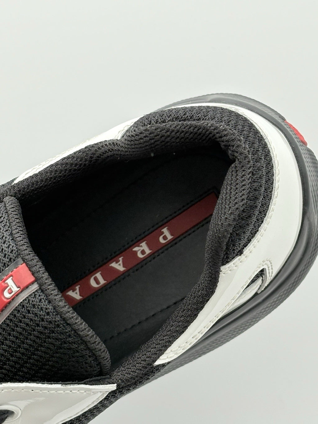 Size 8.5 UK (9.5 US) - Prada Americas Cup ' Black White ' | SUPER CLEAN!