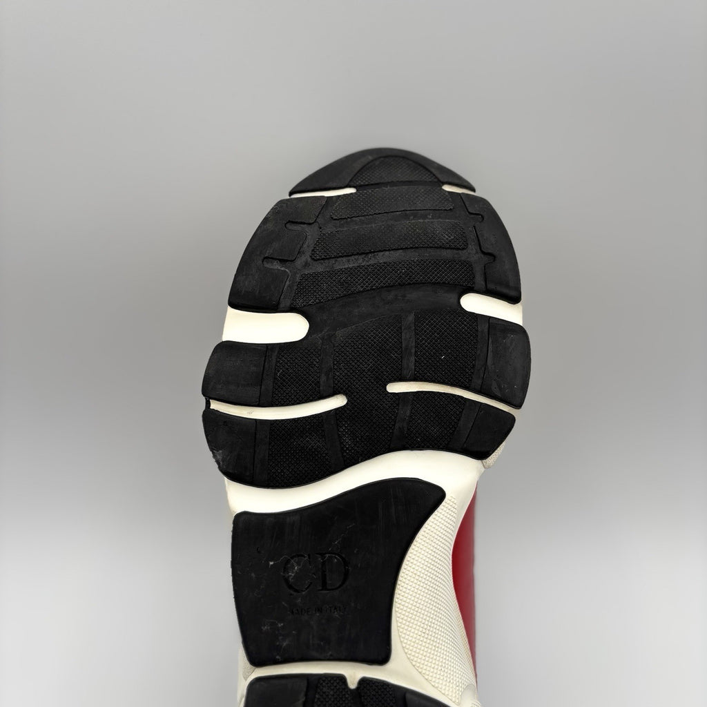 Size 42 (9 US) - Dior B22 Sneaker ' White, Red ' | GOOD CONDITION!