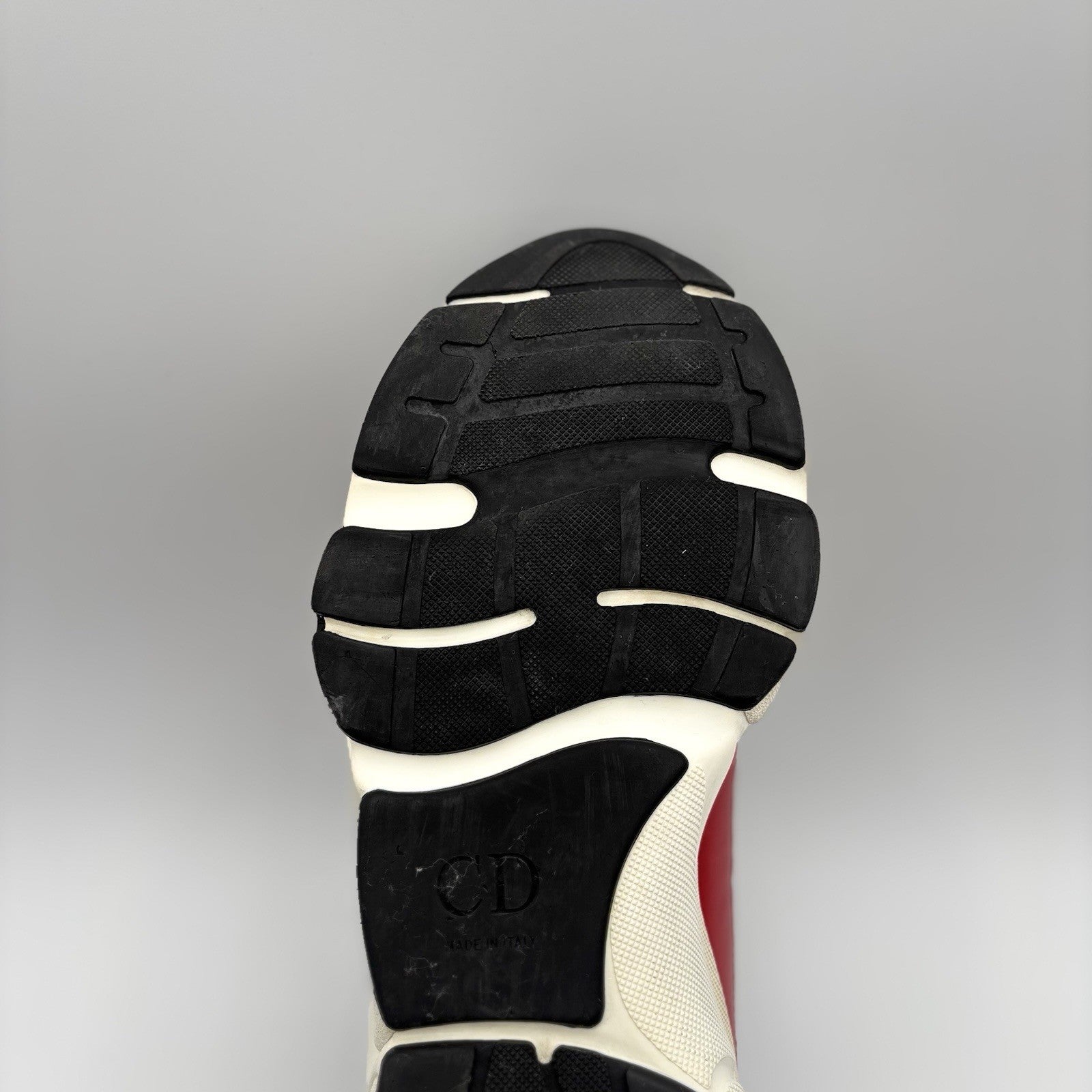 Size 42 (9 US) - Dior B22 Sneaker ' White, Red ' | GOOD CONDITION!