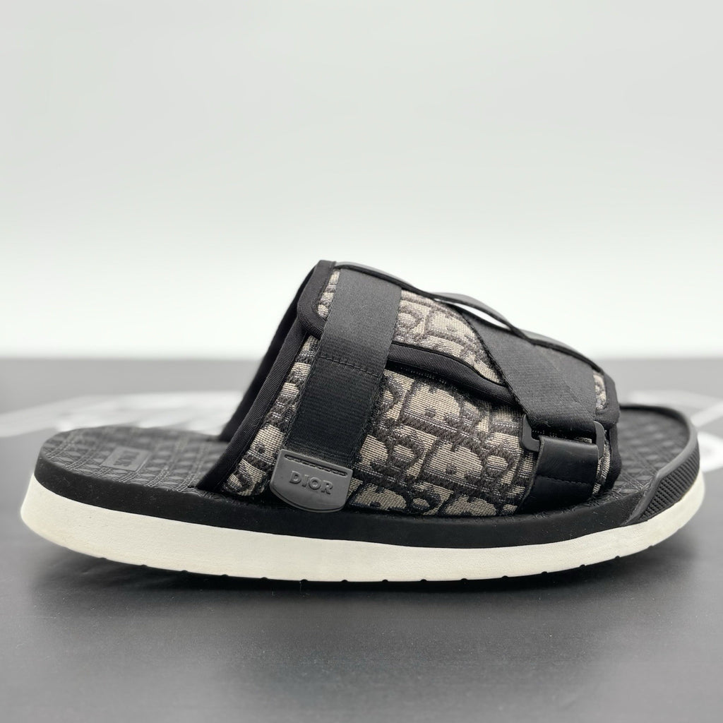 Size 42 (9 US) - Dior Alpha Oblique Sandal Slides ' Beige ' | GOOD CONDITION!