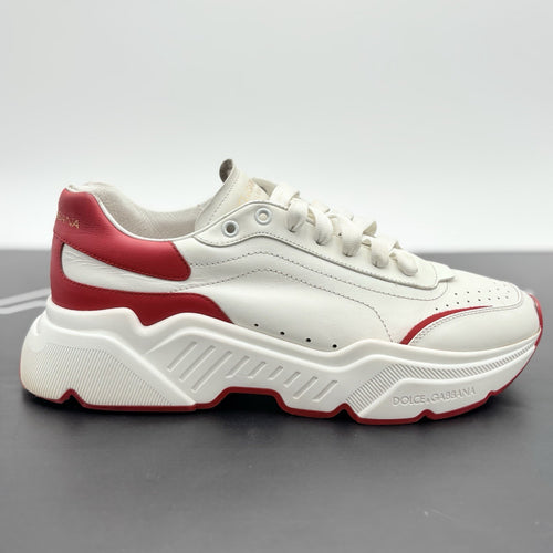 Size 10 UK (11 US) - Dolce Gabbana Daymaster ' White Red ' | GOOD CONDITION!