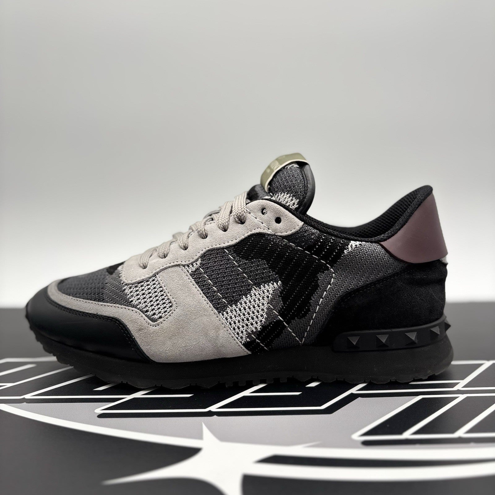 Size 41 (8 US) - Valentino Camouflage Rock runner  ' Black/Stone ' | WORN 1-3X