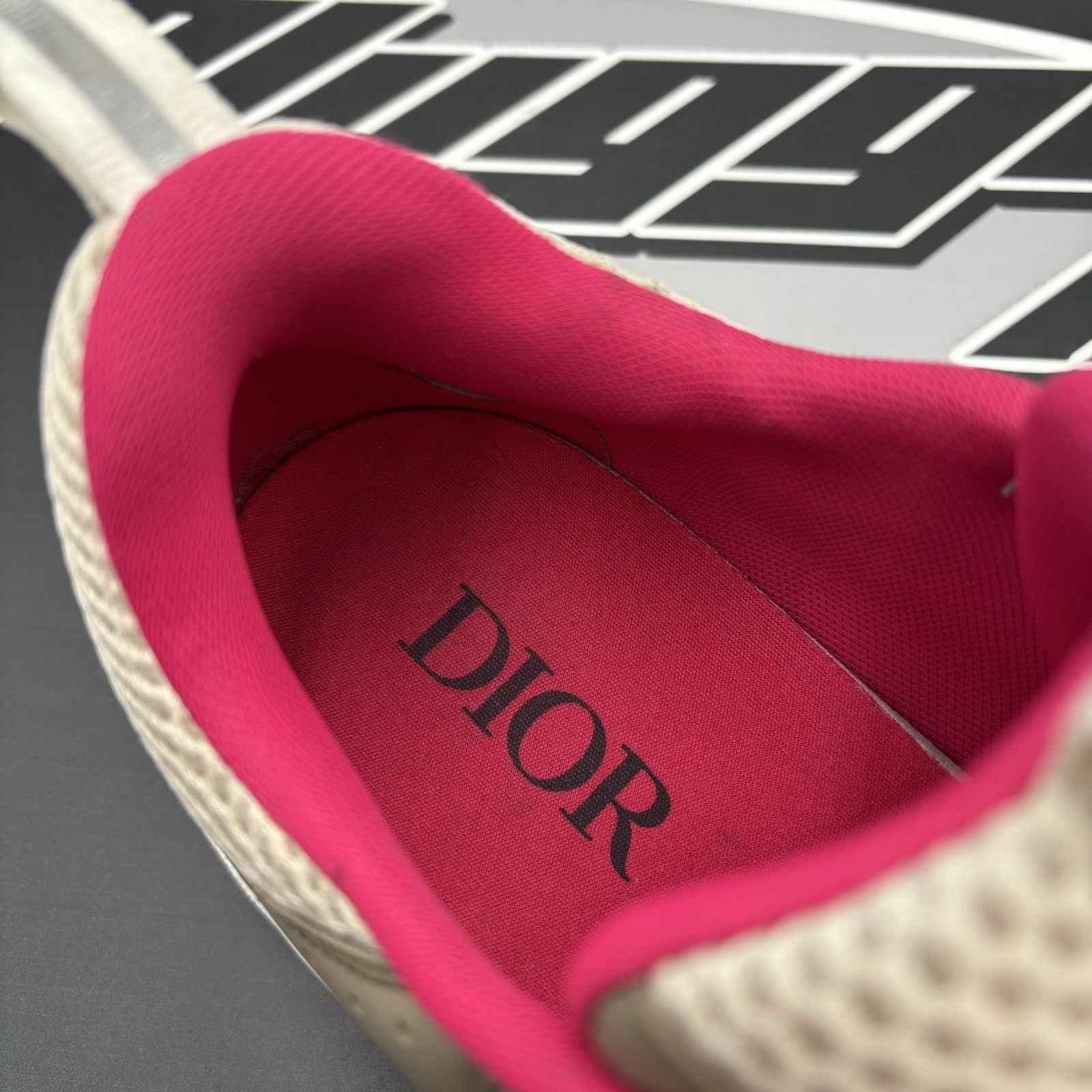 Size 43 (10 US) - Dior B22 ' Beige, Pink ' | GREAT CONDITION!