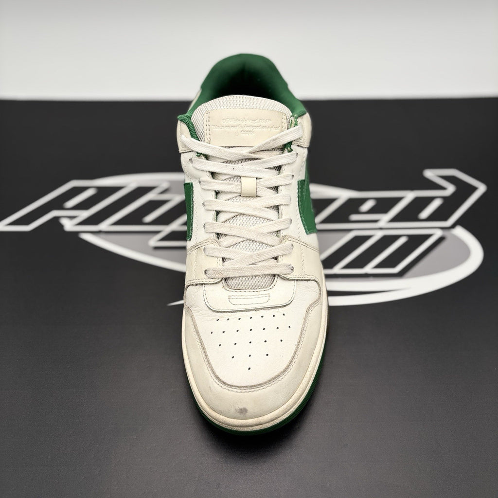 Size 43 (10 US) Off-White Out of Office ' White, Green ' | GOOD CONDITION!
