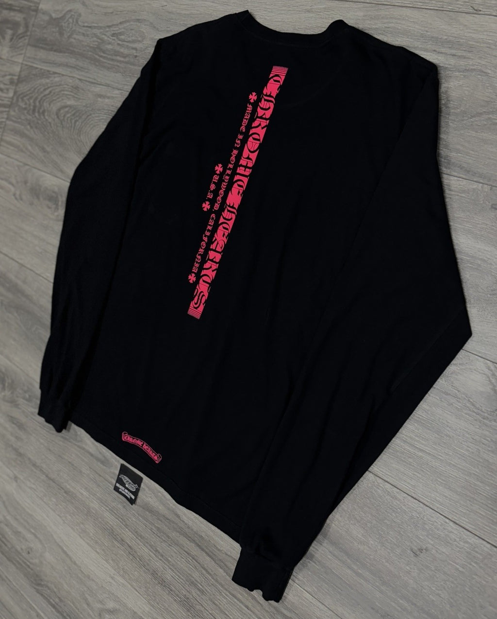 Size Large - Chrome Hearts Made In Hollywood Long Sleeve ' Black Pink ' | CLEAN!