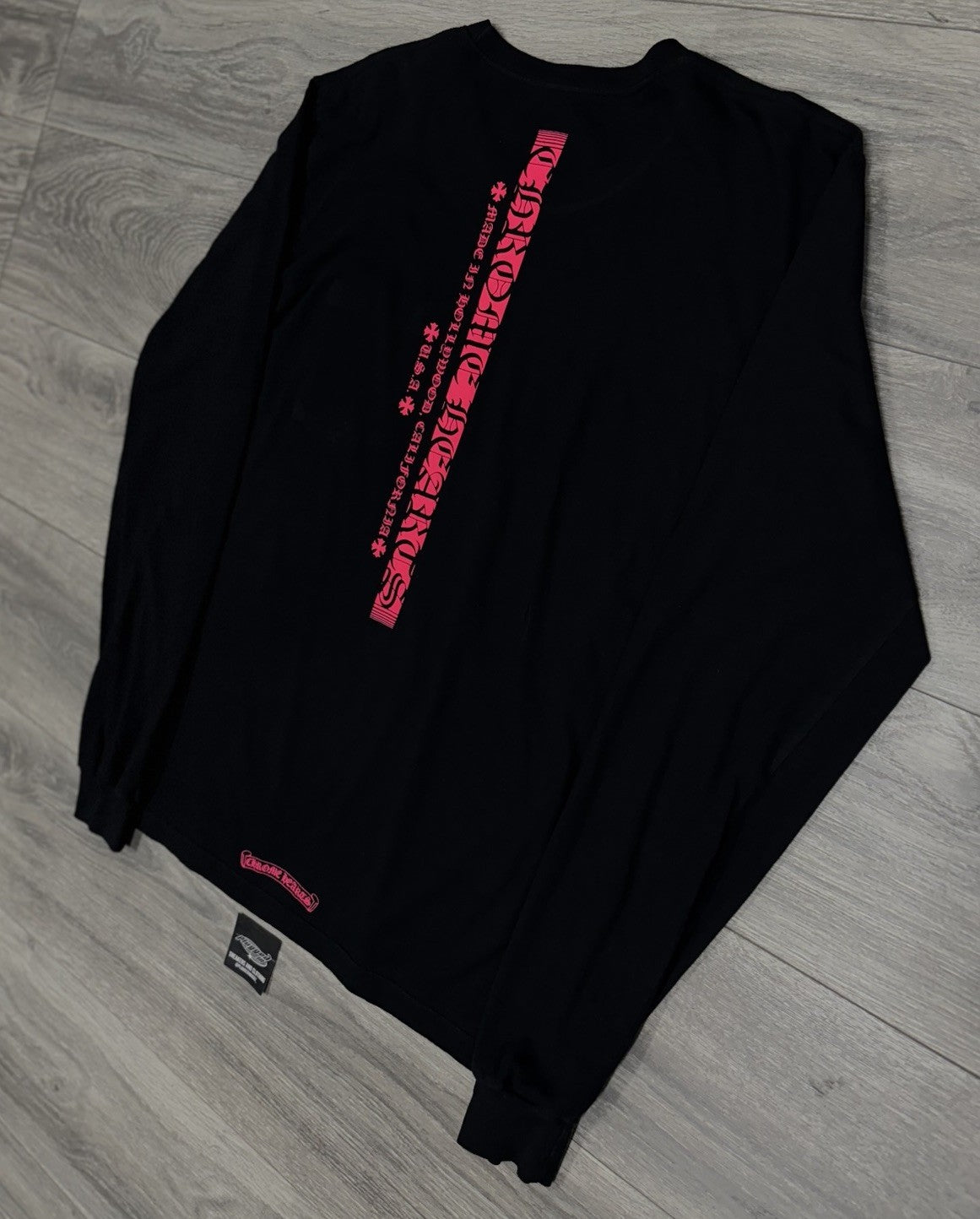 Size Large - Chrome Hearts Made In Hollywood Long Sleeve ' Black Pink ' | CLEAN!