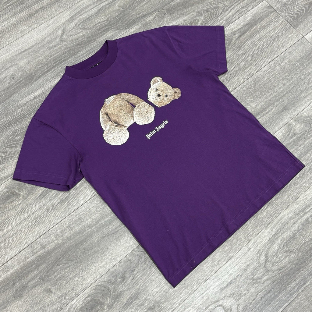 Size Medium - Palm Angels Bear Classic Tee ' Purple Brown ' | GREAT CONDITION!