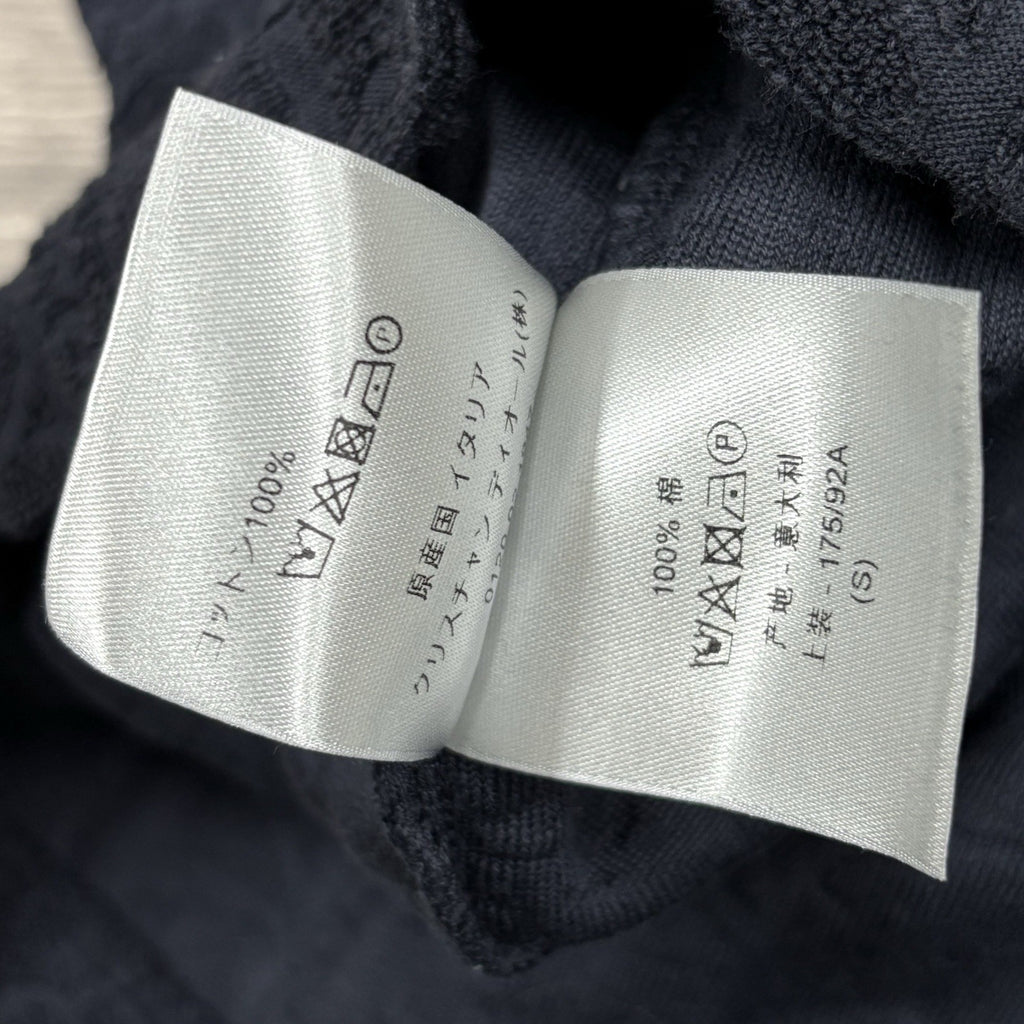 Size S - Dior Oblique Relaxed Fit Terry Cotton Jacquard T-Shirt ' Navy ' | CLEAN