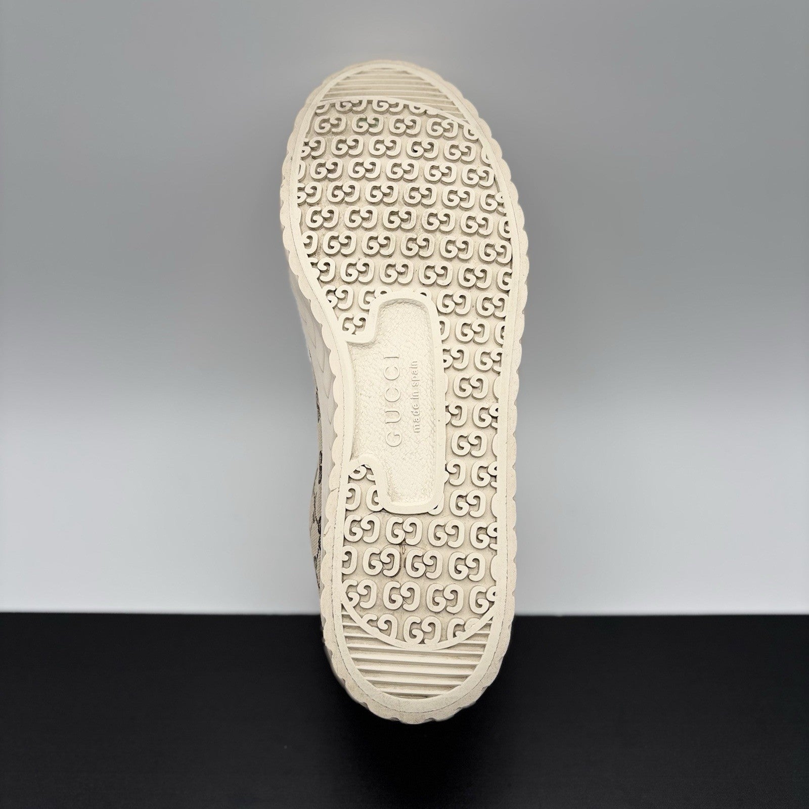 Size 10.5 G (11 US) - Gucci Monogram Jumbo GG High ‘ New Lace Tortuga ‘ | GREAT!