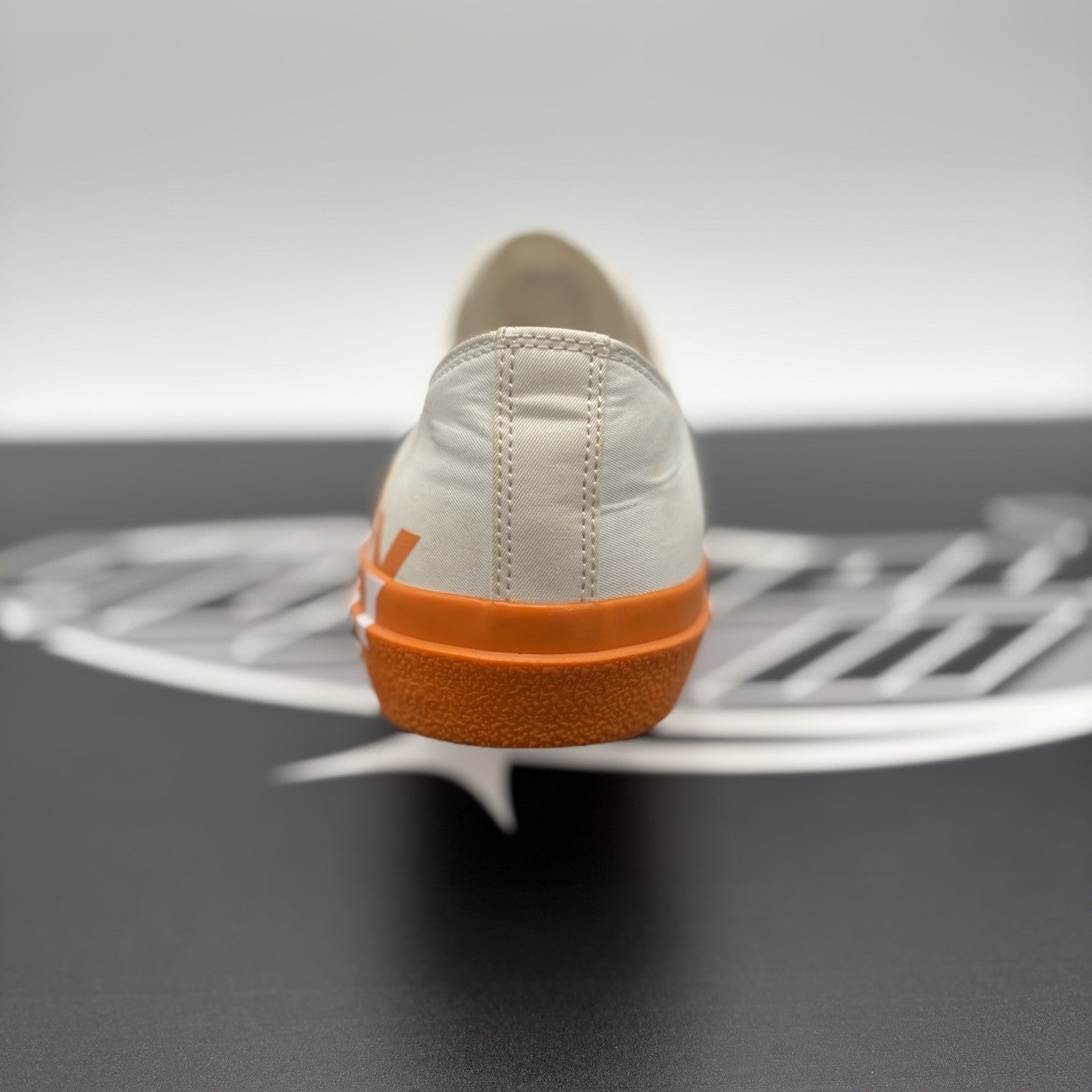 Size 41 EU (8 US) - Burberry Low Sneaker ' Orange, White ' | SUPER CLEAN!